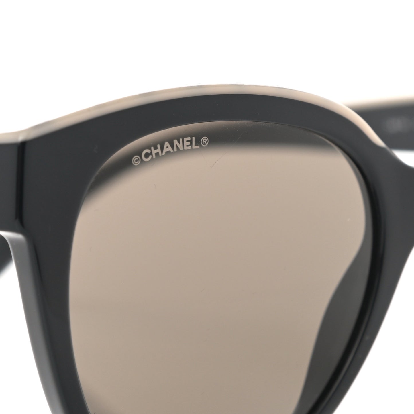 Acetate CC Butterfly Sunglasses 5414 Black Beige