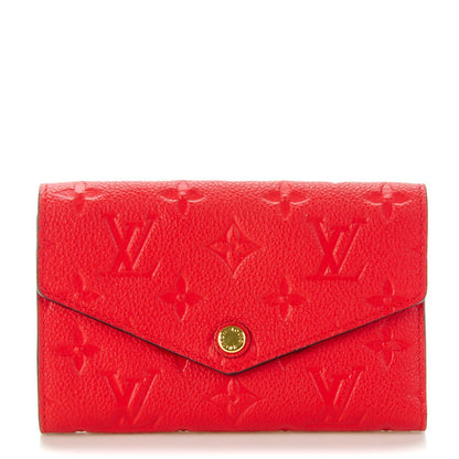 Louis Vuitton Empreinte Compact Curieuse Wallet Cherry 1 of 7