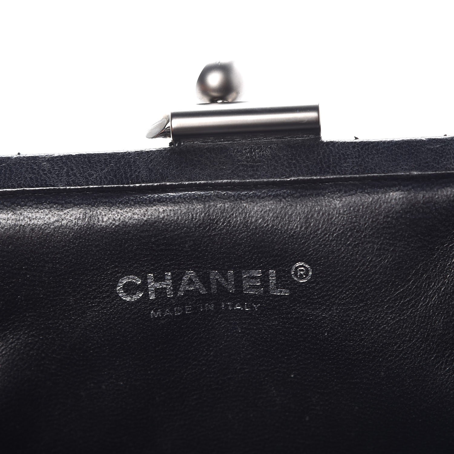Chanel Lambskin Monte Carlo Clutch Black 6 of 8
