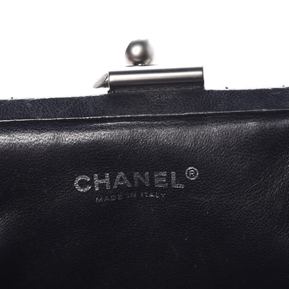 Chanel Lambskin Monte Carlo Clutch Black 6 of 8
