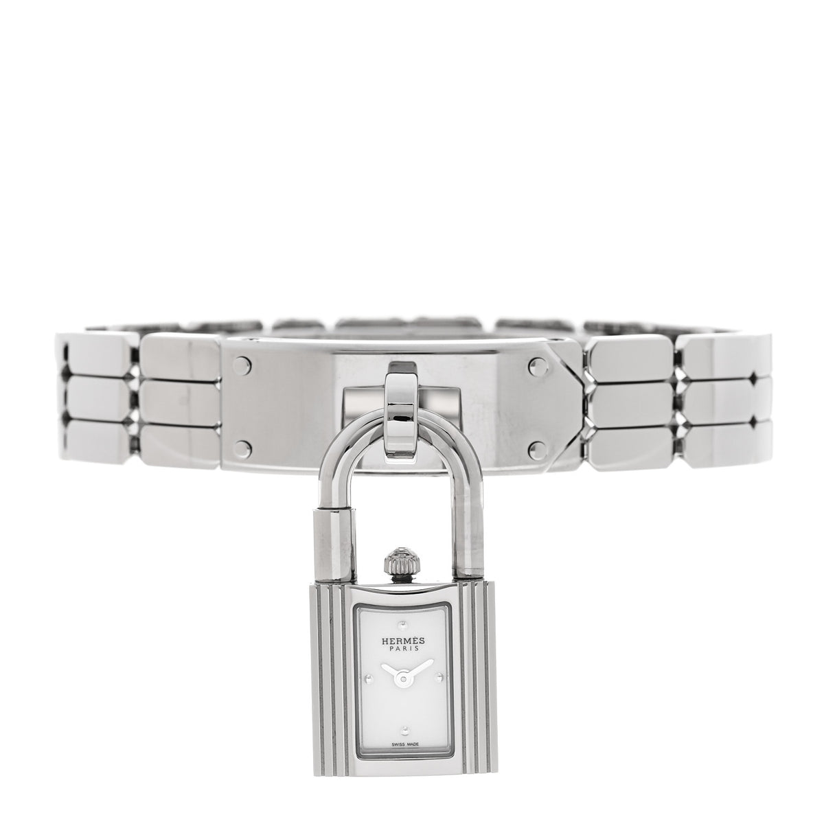 Hermes Stainless Steel 16mm Kelly Quartz Watch 2 of 5