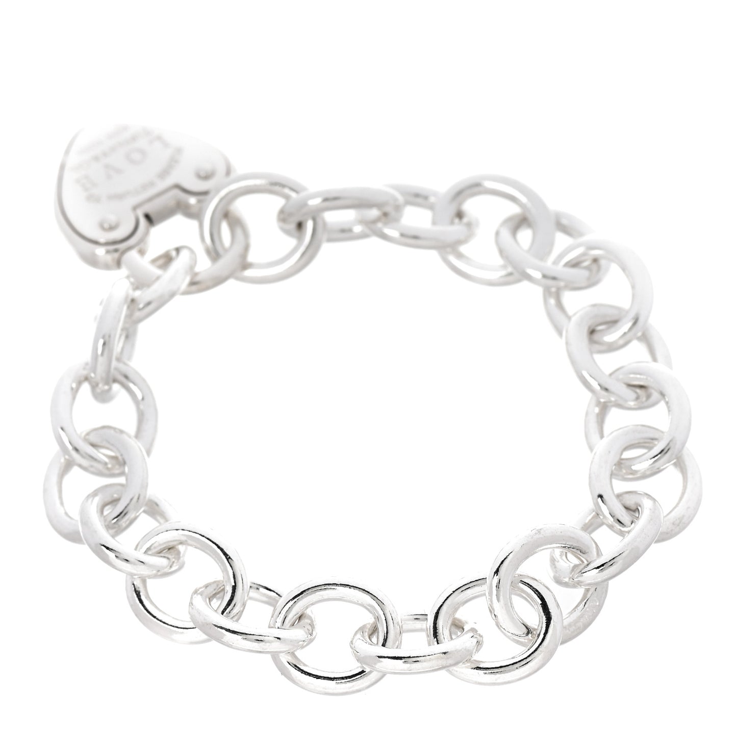 Sterling Silver Return to Tiffany Love Lock Bracelet