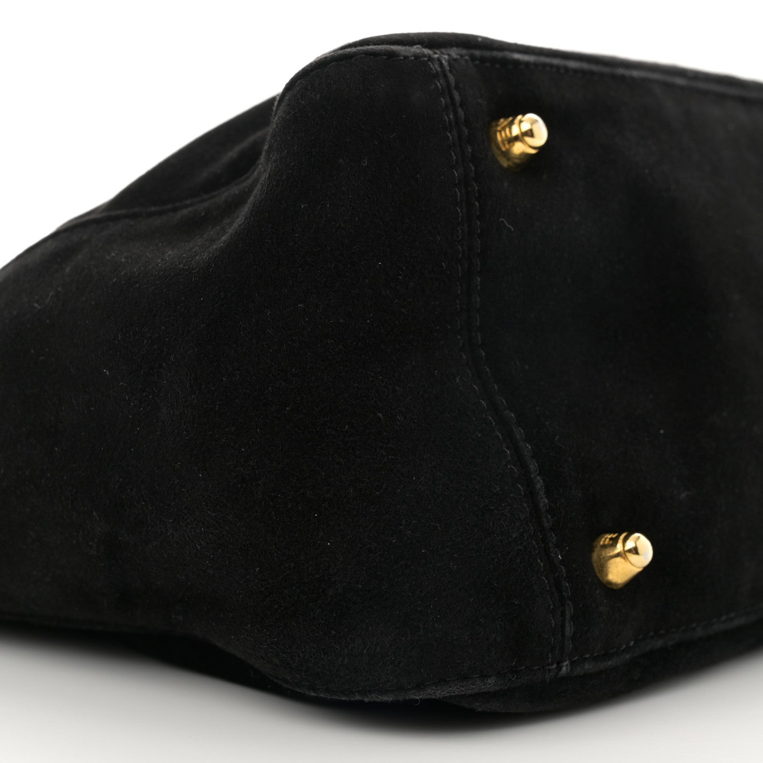 Fendi Suede Calfskin Holdall Tote Black 8 of 11