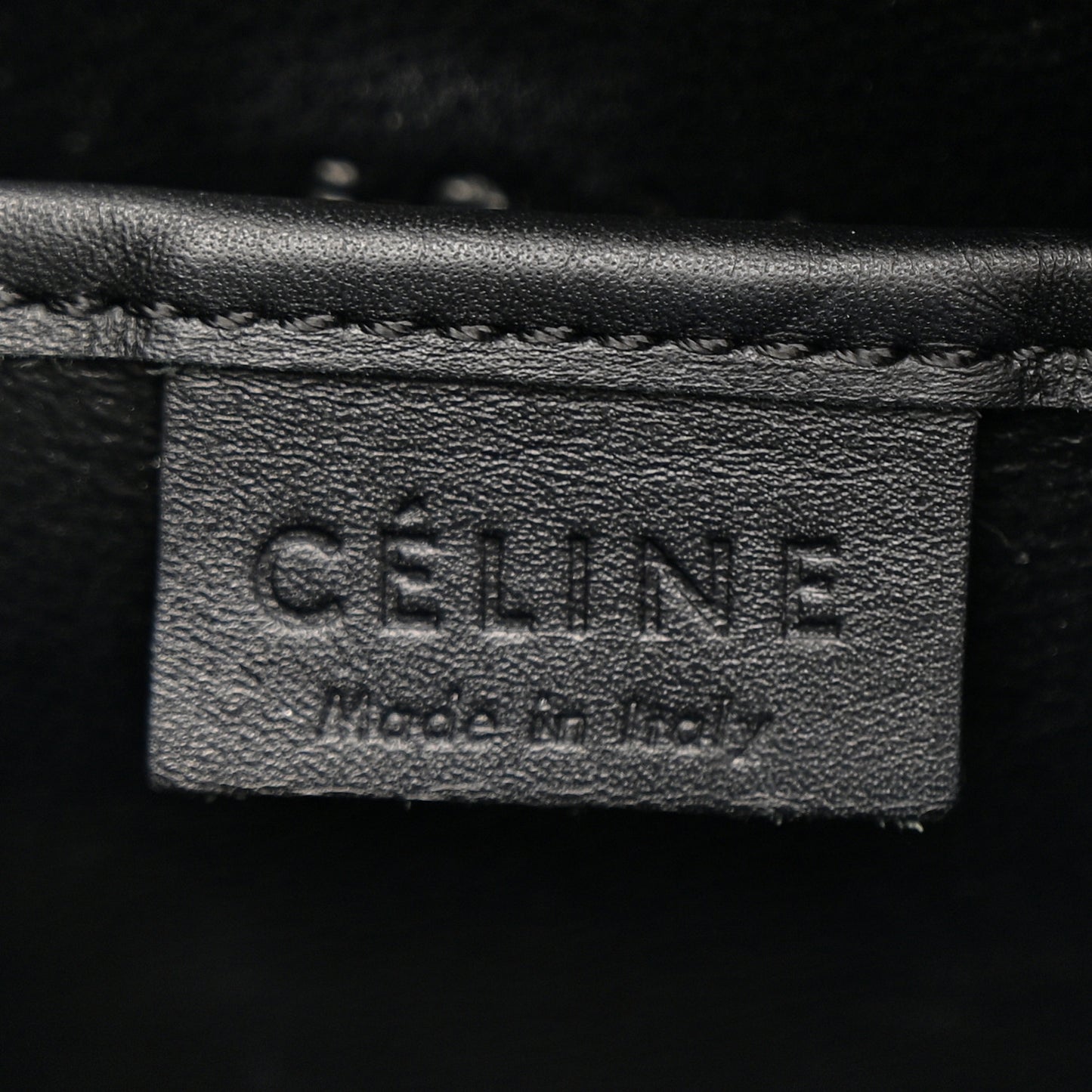 Grained Baby Calfskin Nubuck Nano Bi-Color Luggage Dark Green Navy