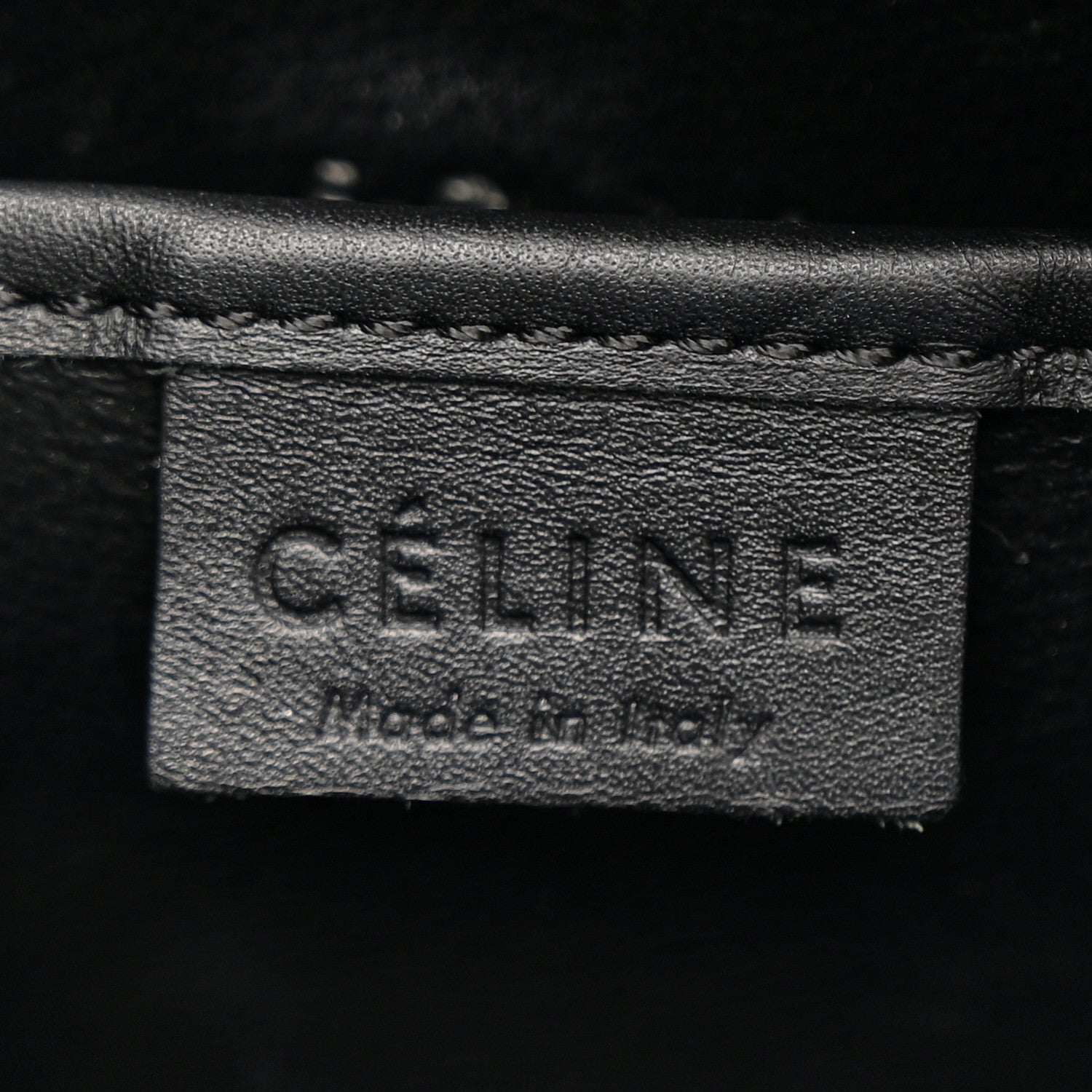 Celine Grained Baby Calfskin Nubuck Nano Bi-Color Luggage Dark Green Navy 6 of 14
