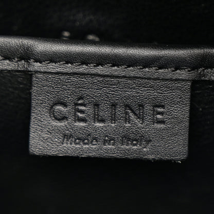 Celine Grained Baby Calfskin Nubuck Nano Bi-Color Luggage Dark Green Navy 6 of 14