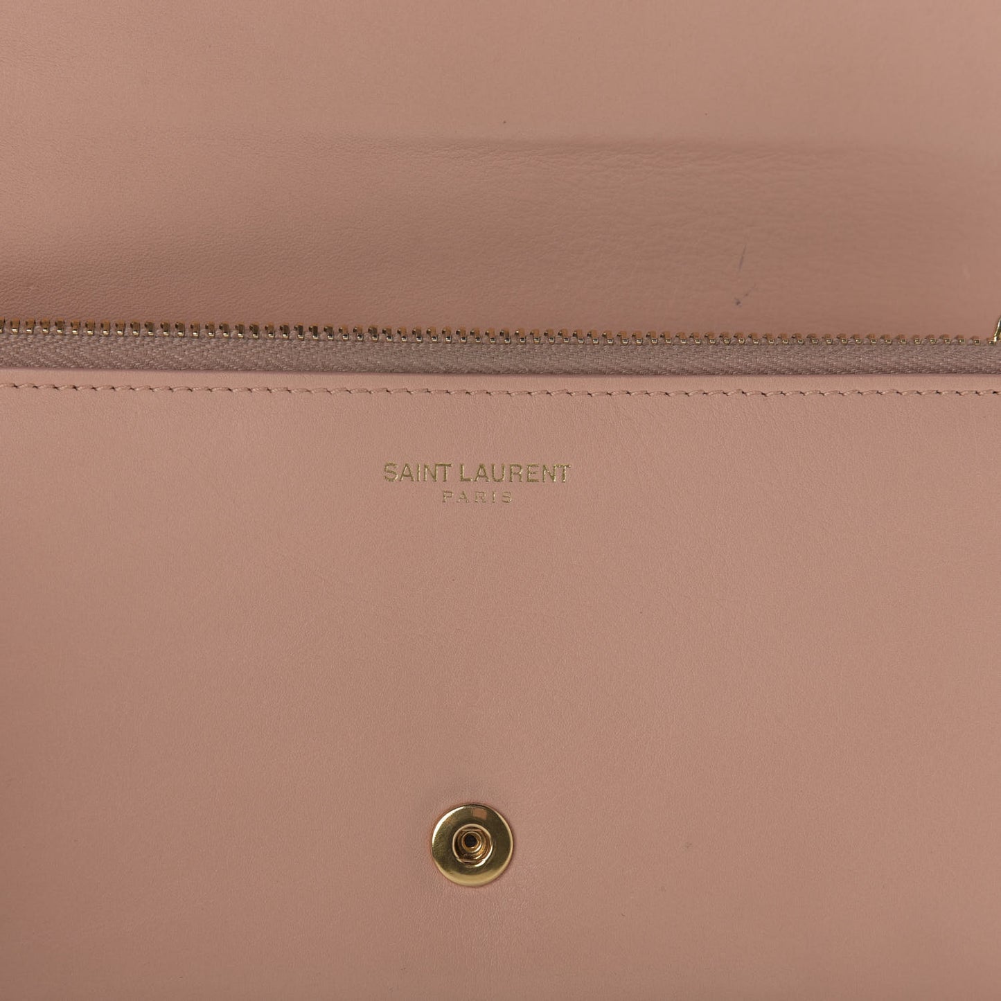 Calfskin Classic Y Ligne Wallet Blush