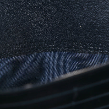 Christian Dior Oblique Saddle Chain Long Wallet Blue 8 of 15