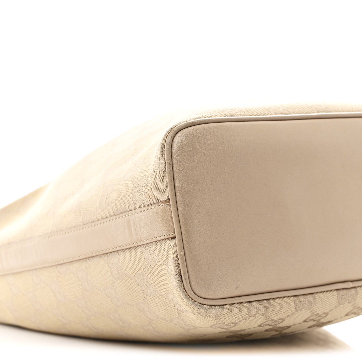Gucci Monogram Hobo Beige 9 of 11