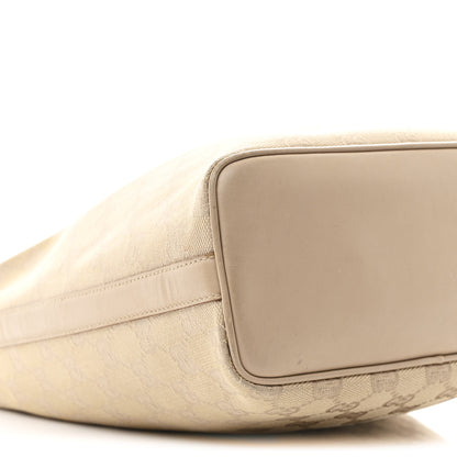 Gucci Monogram Hobo Beige 9 of 11
