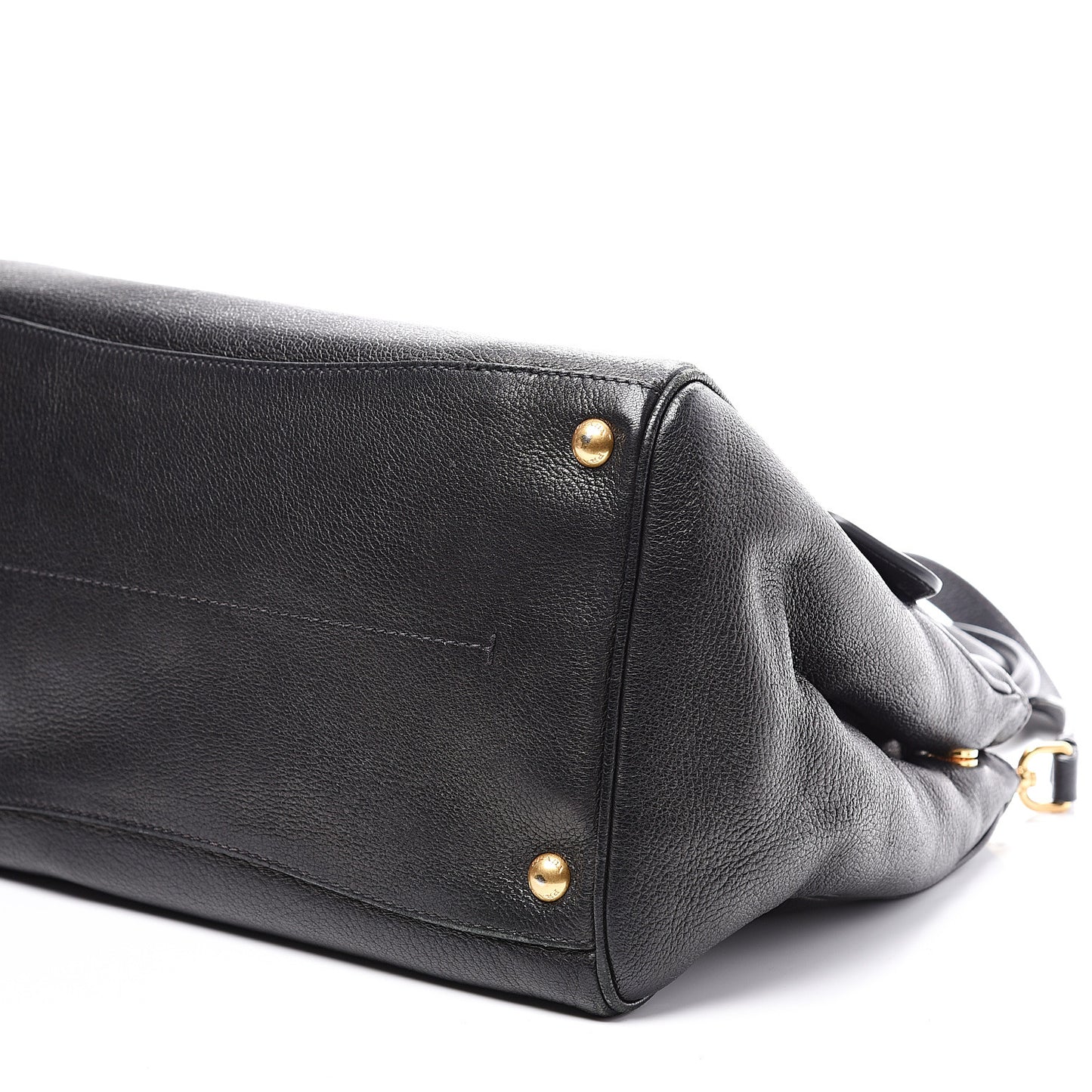 Vitello Daino Tote Black
