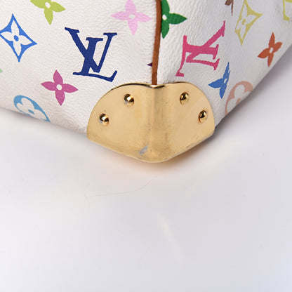 Louis Vuitton Monogram Multicolor Speedy 30 White 9 of 17