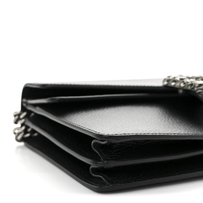 Gucci Pebbled Calfskin Small Dionysus Shoulder Bag Black 10 of 13