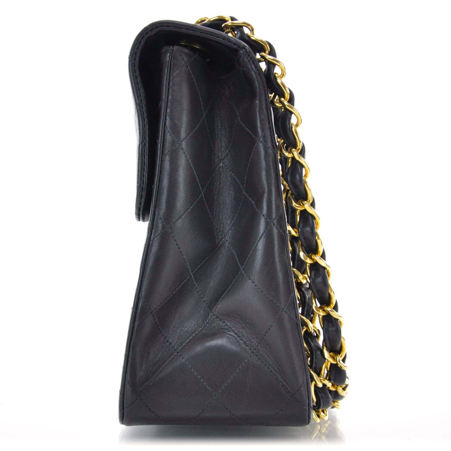 Chanel Lambskin XL Jumbo Flap Black 4 of 12