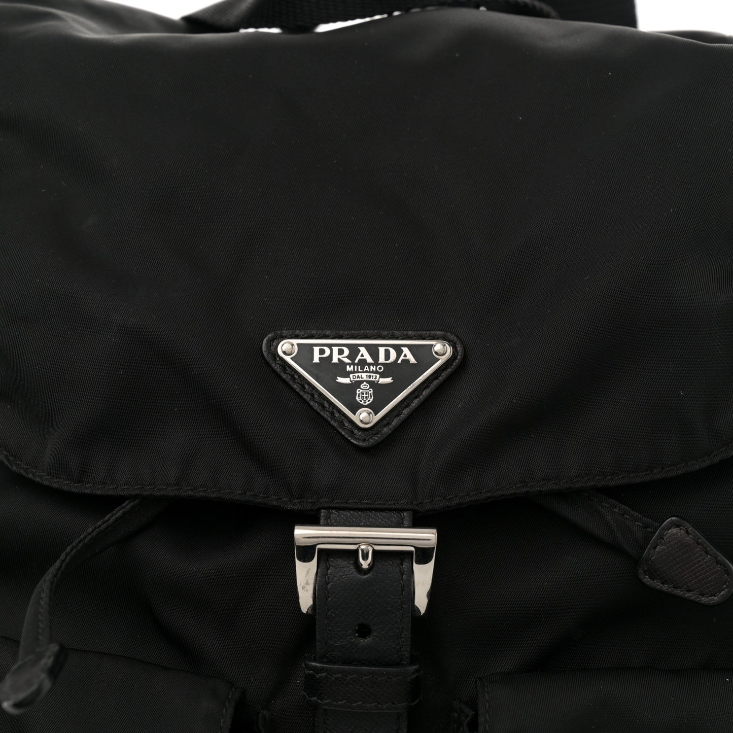 Nylon Vela Medium Backpack Black