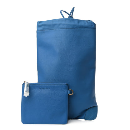 Burberry Prorsum Calfskin Drawstring Baby Duffle Blue Azure 1 of 11