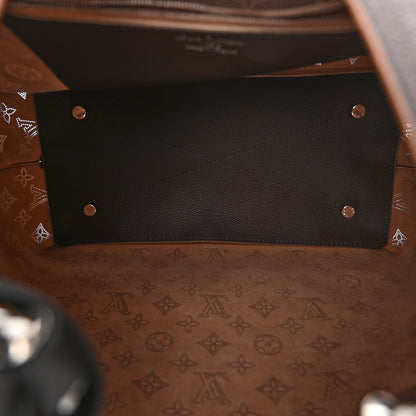 Louis Vuitton Mahina Carmel Hobo Chocolate 5 of 9
