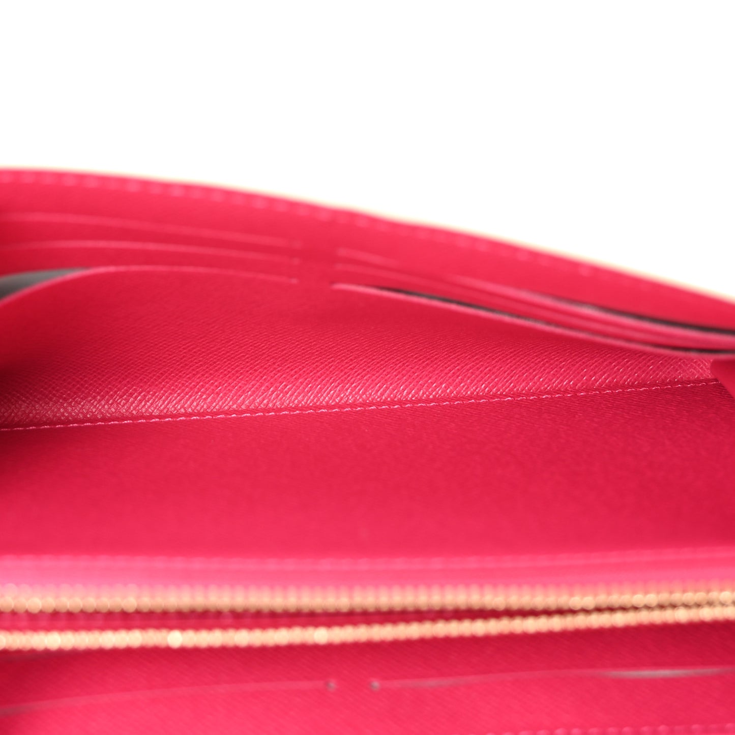 Damier Azur Studded Sarah Wallet NM Fuchsia