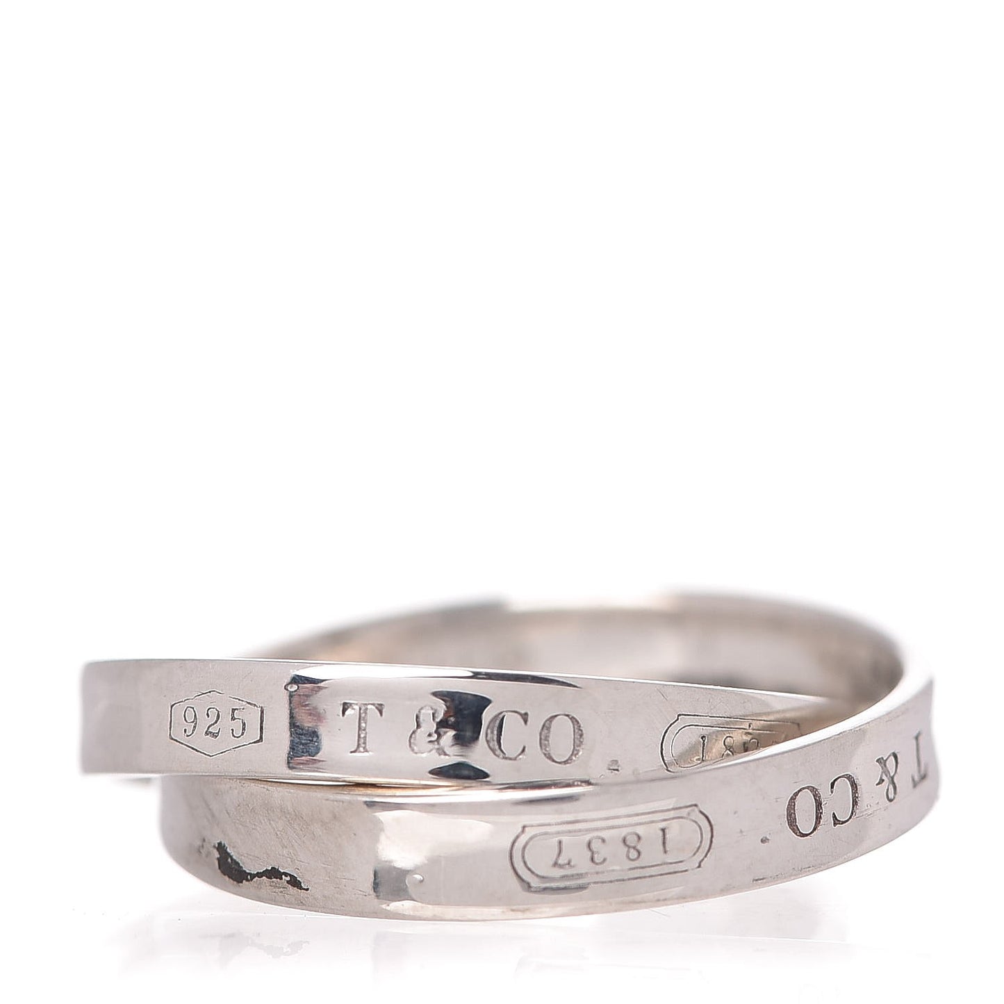 Sterling Silver 1837 Interlocking Ring 51.9 6