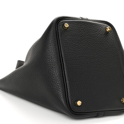 Hermes Taurillon Clemence Picotin Lock 18 PM Black 9 of 11