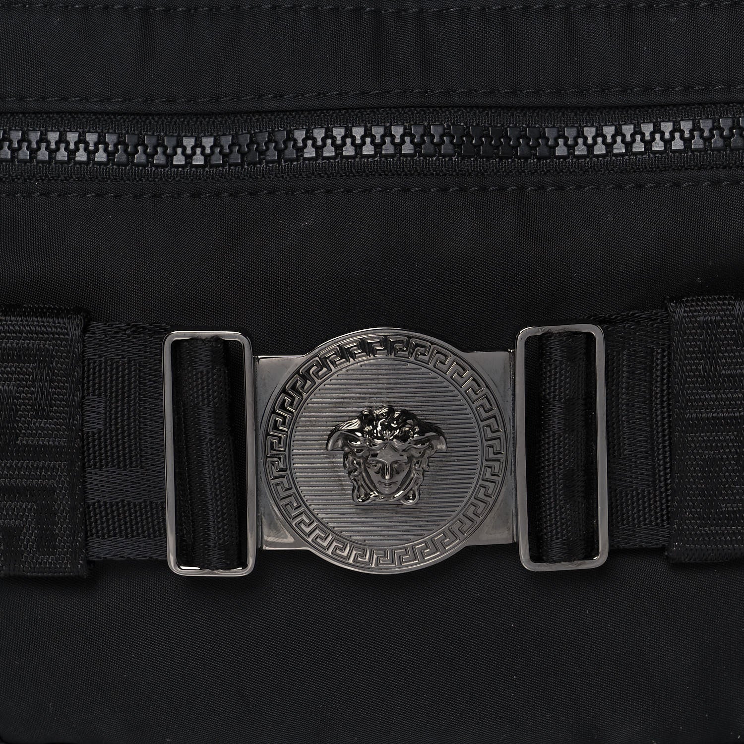 Versace Nylon Palazzo Medusa Belt Bag Black 12 of 12