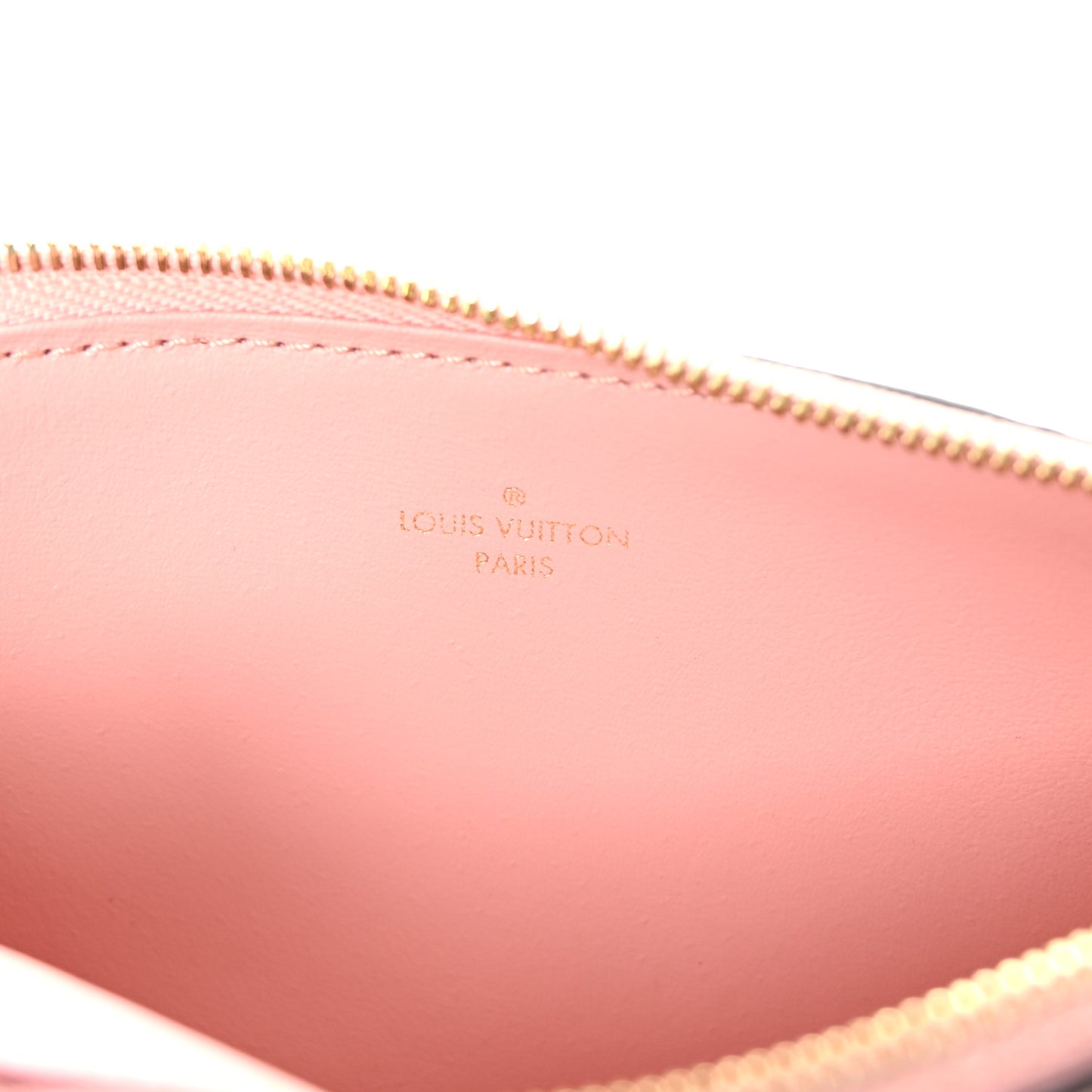 Empreinte Felicie Chain Wallet Zippered Insert Rose Poudre