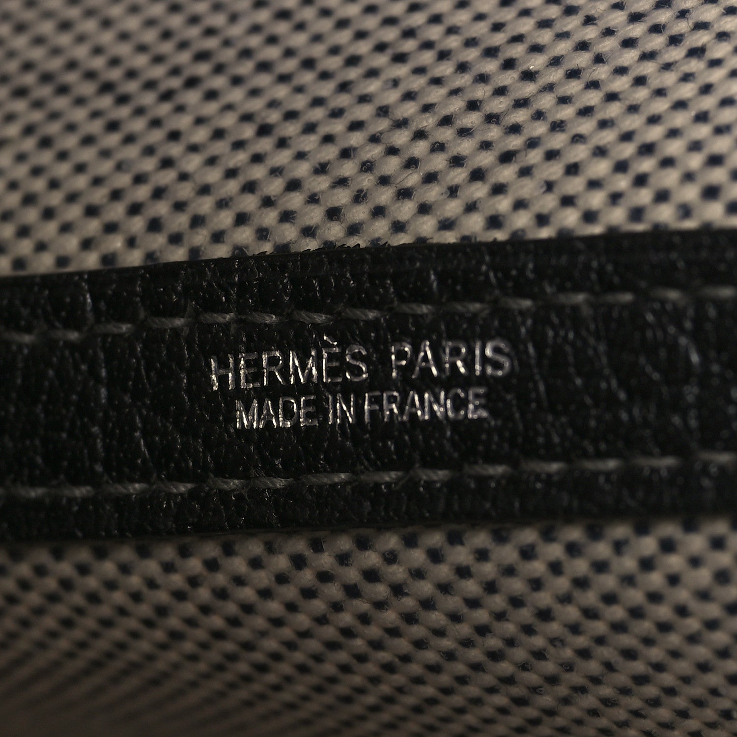 Hermes Toile Buffle Skipper Garden Party 36 MM Tote Black 6 of 9