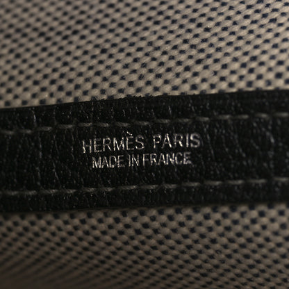 Hermes Toile Buffle Skipper Garden Party 36 MM Tote Black 6 of 9