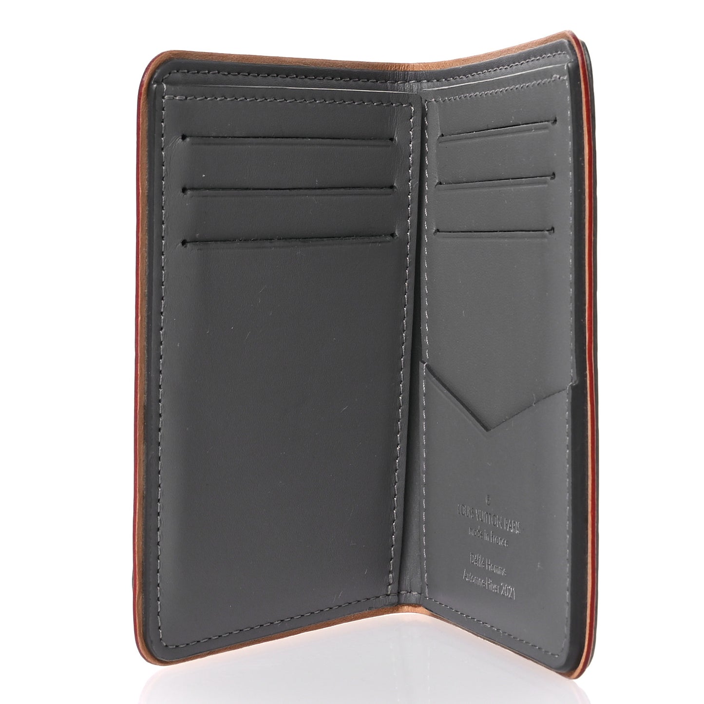Monogram Mirror Slender Pocket Organizer