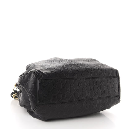 Gucci Guccissima Medium Sukey Tote Black 4 of 14