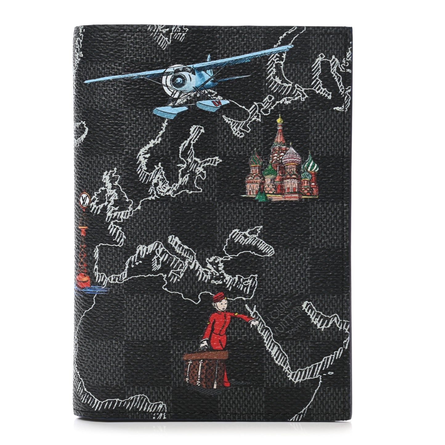 Damier Graphite Map Passport Cover