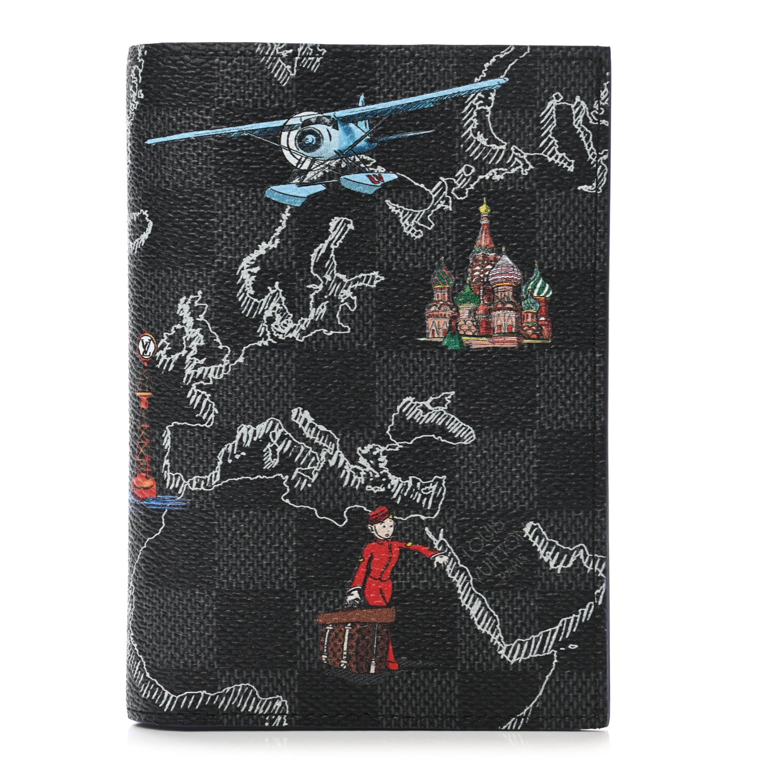 Louis Vuitton Damier Graphite Map Passport Cover 1 of 8
