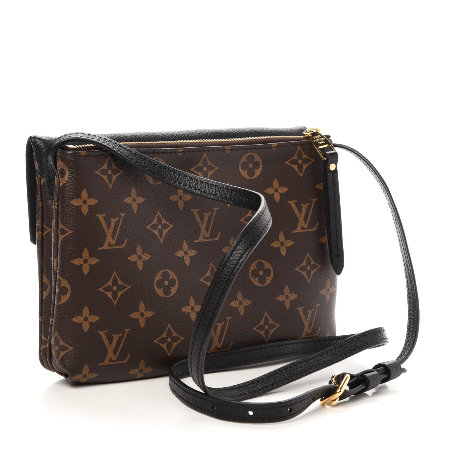 Louis Vuitton Monogram Twice Pochette Black 3 of 11