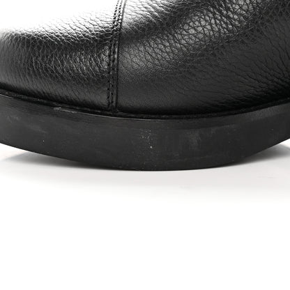 Louis Vuitton Calfskin Monogram Wonderland Flat Ranger Boots 36 Black Red White 14 of 15
