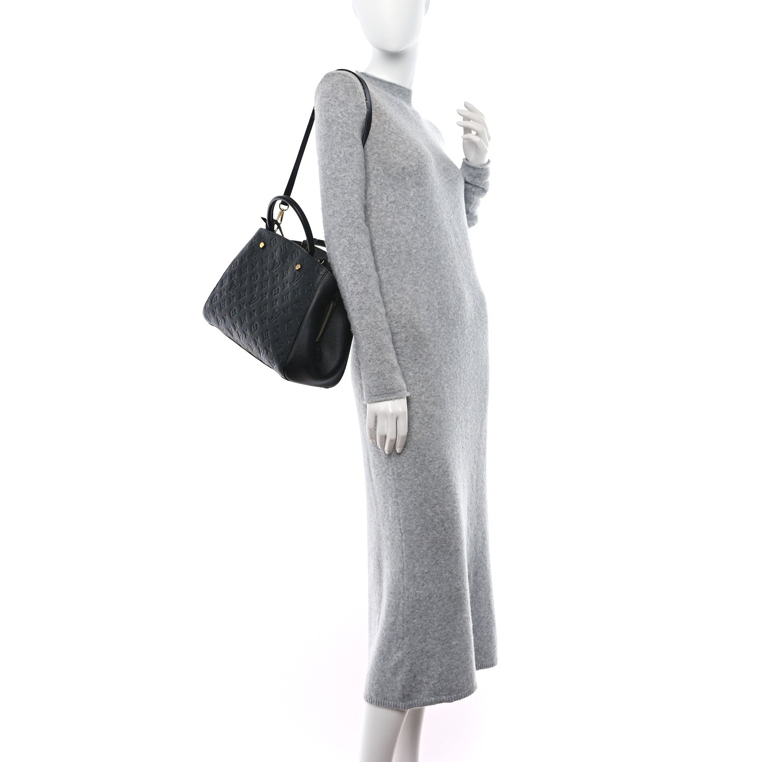 Louis Vuitton Empreinte Montaigne MM Black 2 of 12