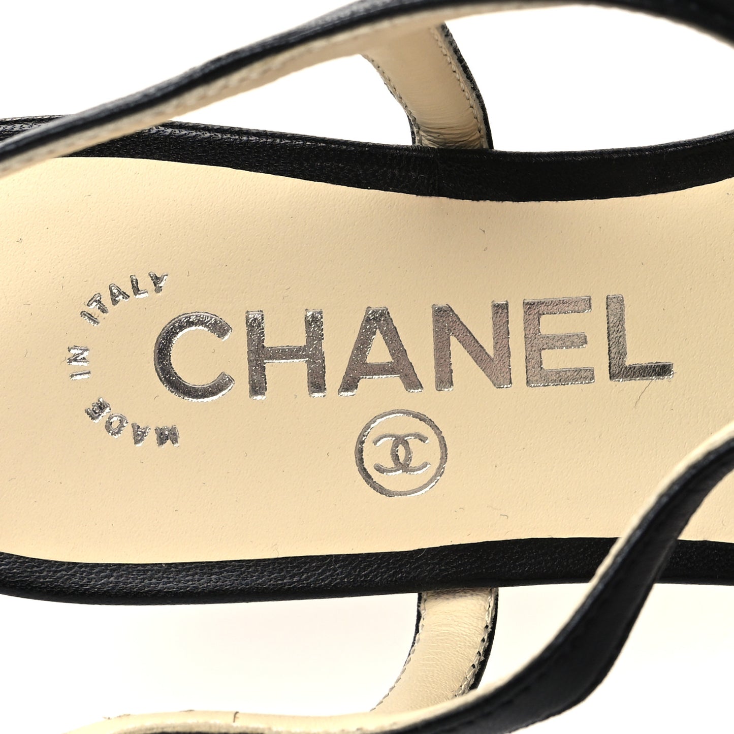 Lambskin Camellia Thong Sandals 35.5 Black