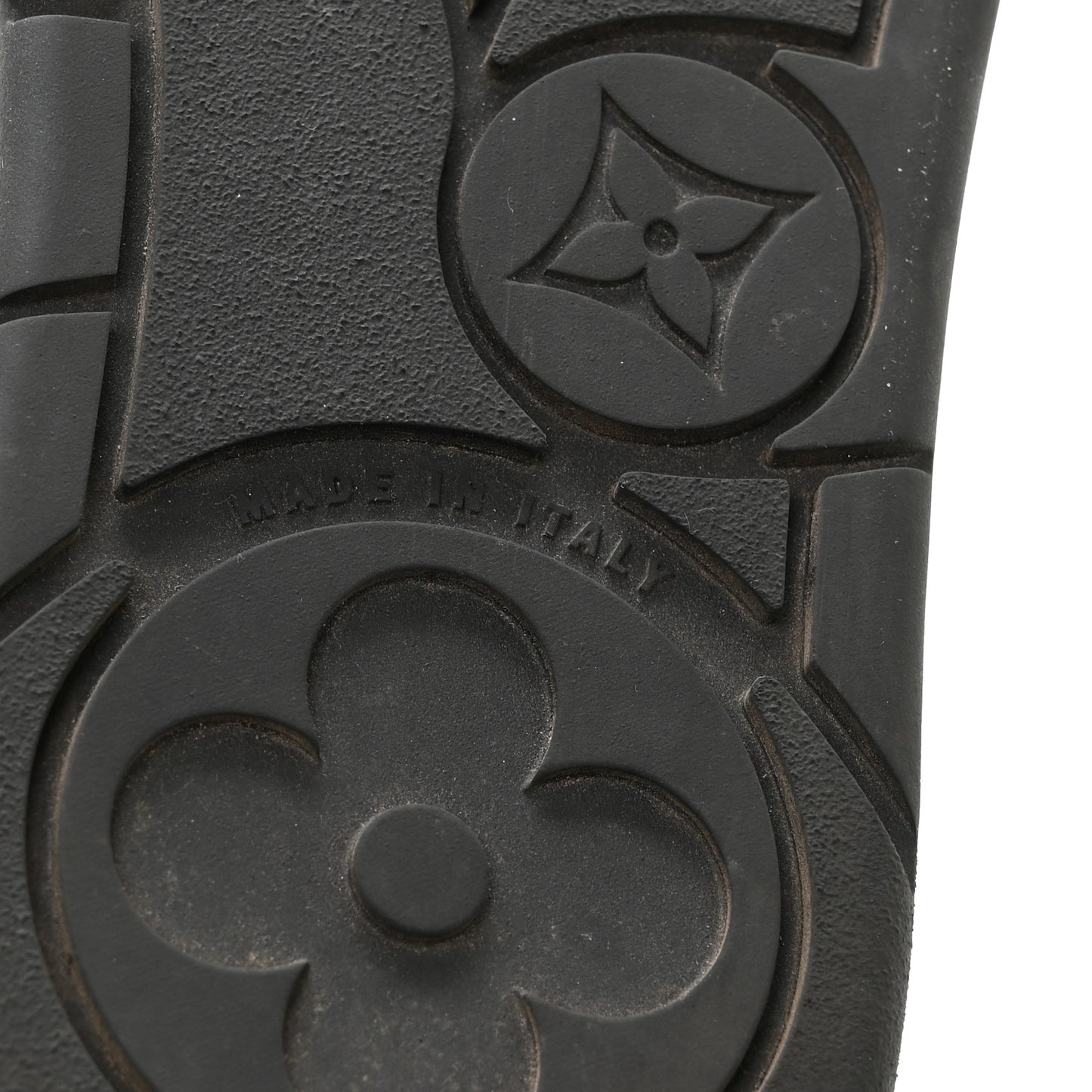 Nylon Embossed Monogram Aspen Platform Clog Mules 39.5 Black