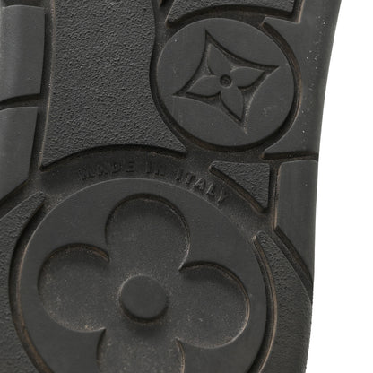 Louis Vuitton Nylon Embossed Monogram Aspen Platform Clog Mules 39.5 Black 7 of 9