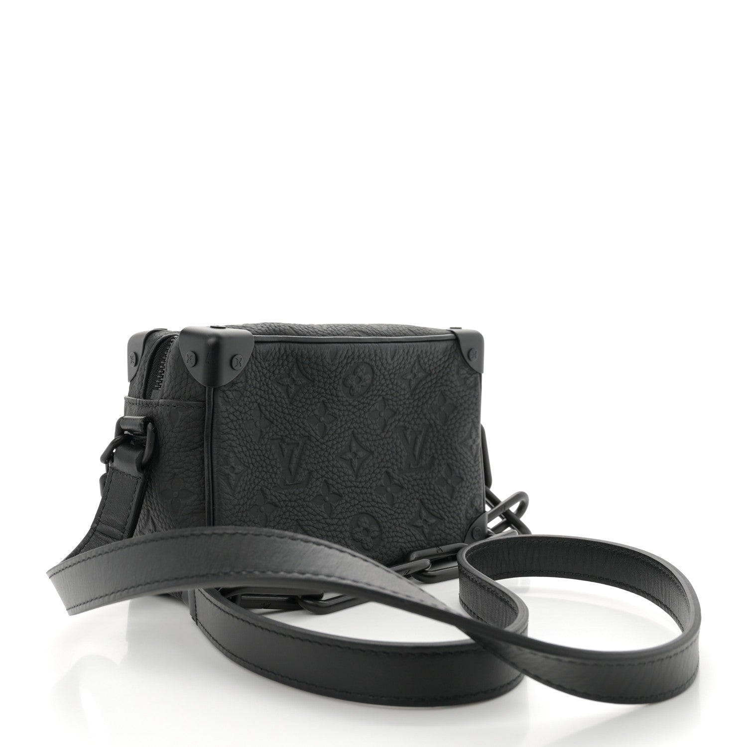 Louis Vuitton Taurillon Monogram Mini Soft Trunk Black 3 of 10