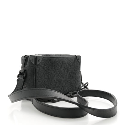Louis Vuitton Taurillon Monogram Mini Soft Trunk Black 3 of 10