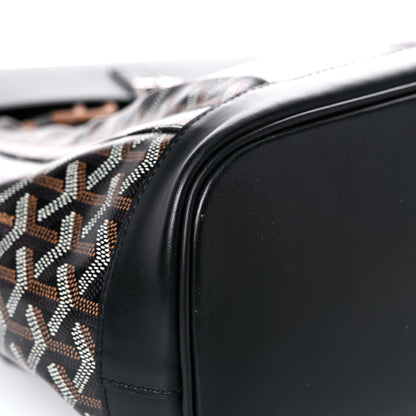 Goyard Goyardine Calfskin Alpin MM Backpack Black 8 of 21