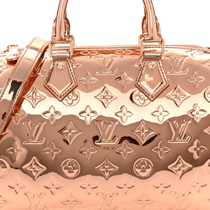 Louis Vuitton Monogram Miroir Speedy Bandouliere 25 Copper 7 of 9