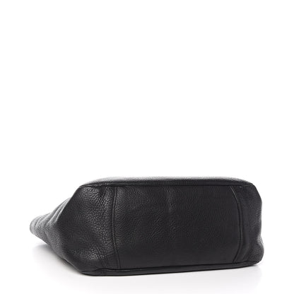Prada Vitello Daino Shoulder Bag Black 4 of 15