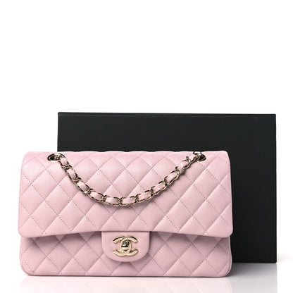 Chanel Caviar Quilted Medium Double Flap Light Pink 11 of 11