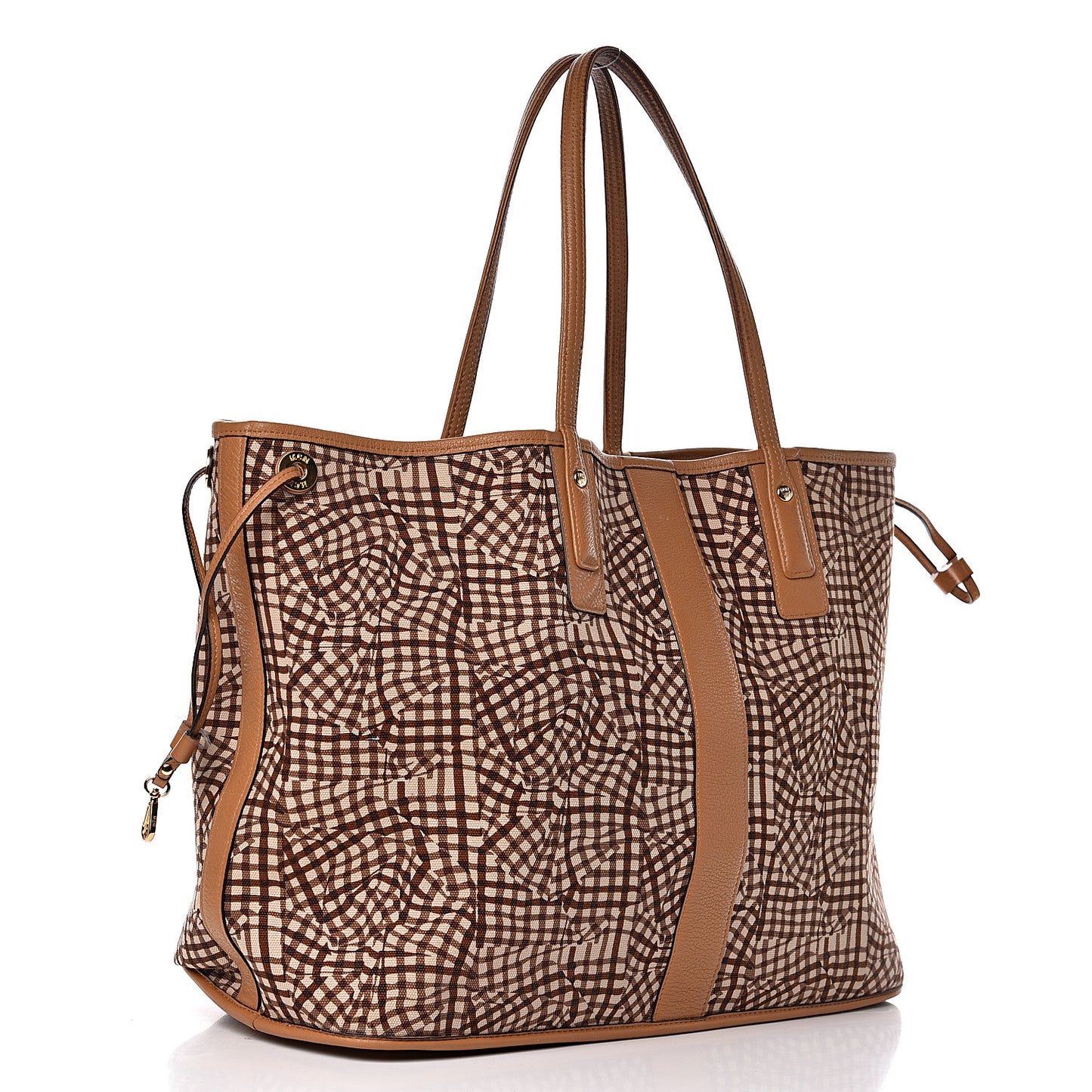 Visetos Large Liz Reversible Shopper Tote Cognac
