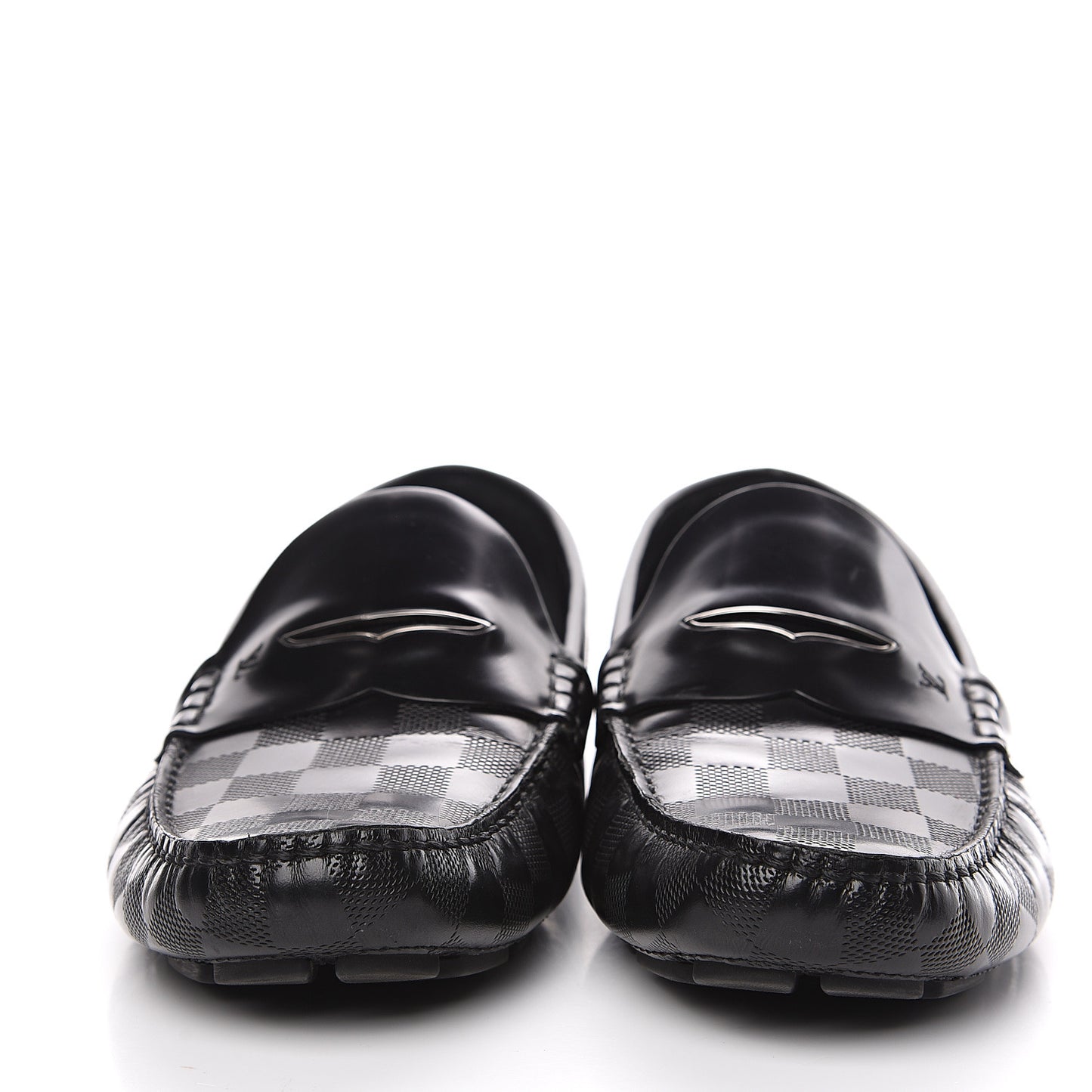 Damier Shade Car Loafer 9 Black