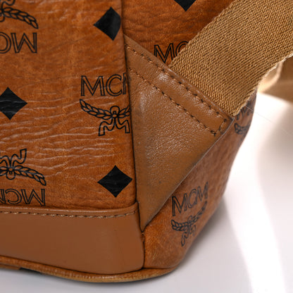 MCM Visetos Studded Small Stark M Backpack Cognac 17 of 19