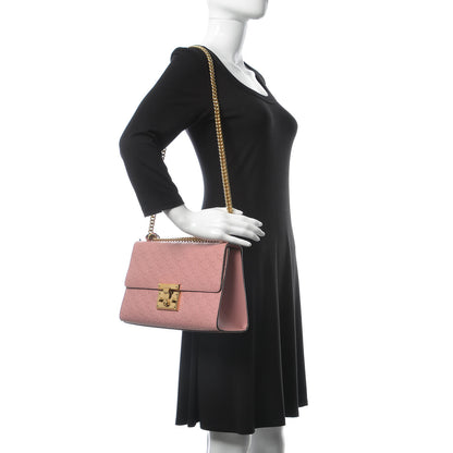 Gucci Guccissima Signature Medium Padlock Shoulder Bag Rose Baby Candy 2 of 9
