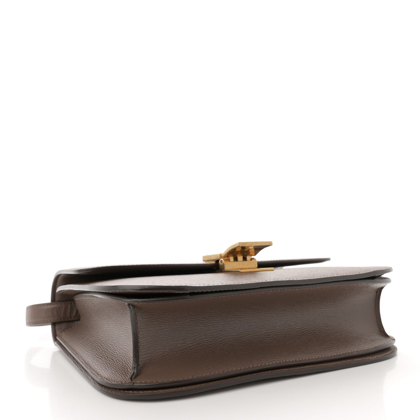 Liege Calfskin Medium Classic Box Flap Bag Glazed Nut