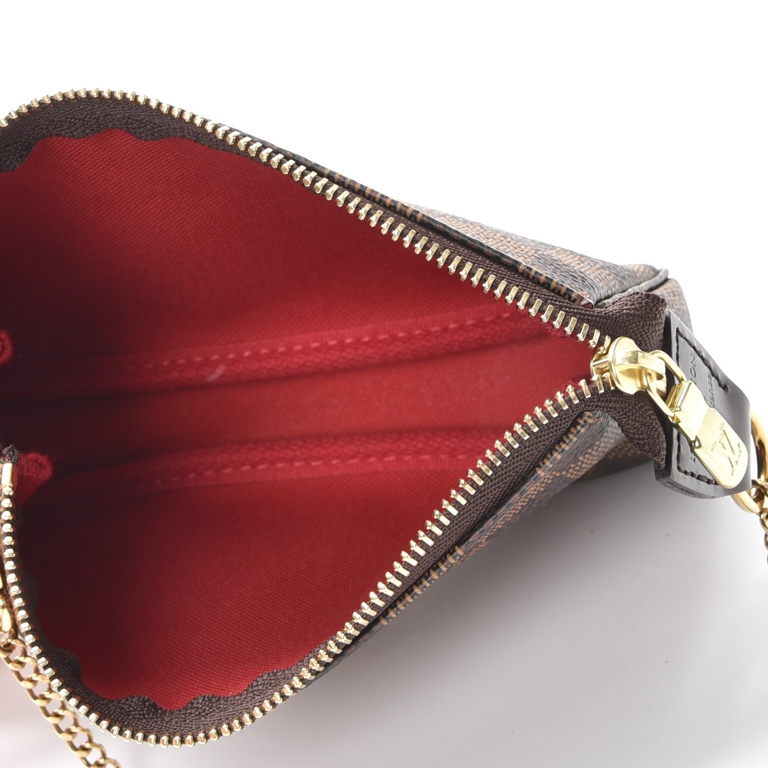 Louis Vuitton Damier Ebene Mini Pochette Accessories 5 of 7